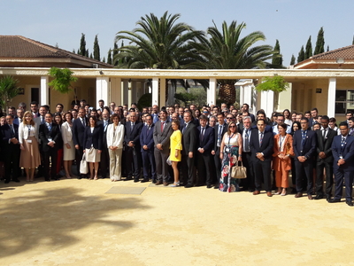 Foto de familia Conferencia Juventud OSCE 2017 en el Ceulaj (Mollina, Málaga)
