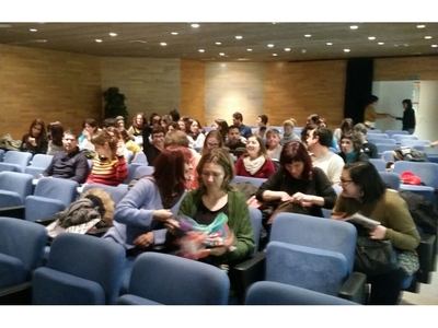 Técnicos de juventud asistentes a la sesión de formación en Barcelona el jueves 3 de marzo