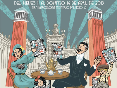 Cartel del 31 Salón Internacional del Cómic de Barcelona. FICOMIC