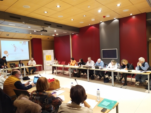 Responsables de Información Juvenil en la reunión de coordinación celebrada en Madrid