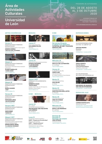 Actividades culturales Universidad de León