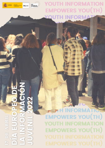 Cartel del Día Europeo de la Información Juvenil 2022
