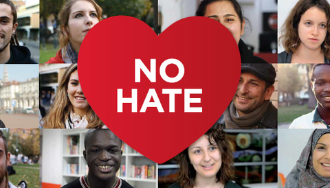 Cartel del movimiento No Hate