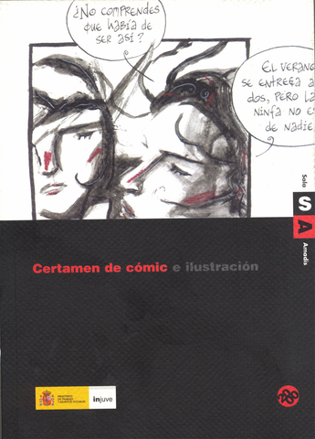 Portada del Catálogo Certamen de cómic e ilustración 2000