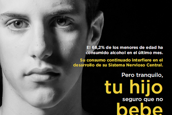 Campaña “Menores sin alcohol” de Ministerio de Sanidad