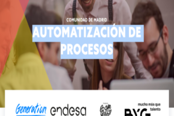 Imagen Curso Automatización Robótica de procesos. Comunidad de Madrid