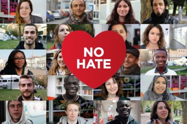 Mosaico de la campaña No Hate Speech