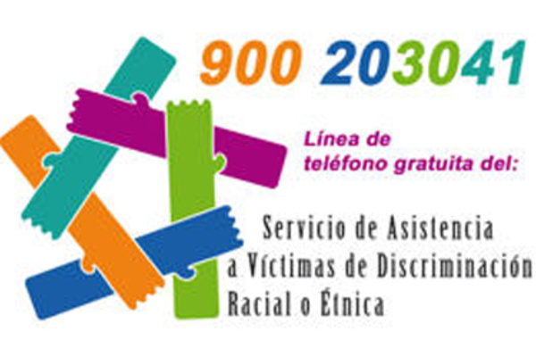 Cartel del Servicio de Asistencia a Víctimas de Discriminación Racial o Étnica