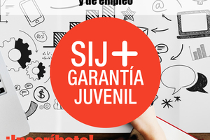 Portada del Flyer informativo del proyecto SIJ y Garantía Juvenil