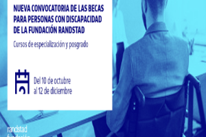 Imagen Becas de Postgrado UOC con Fundación Randstad para personas con discapacidad 2022-2023