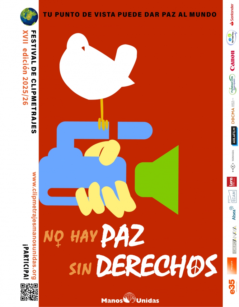 Cartel del Concurso No Hay Paz Sin Derechos