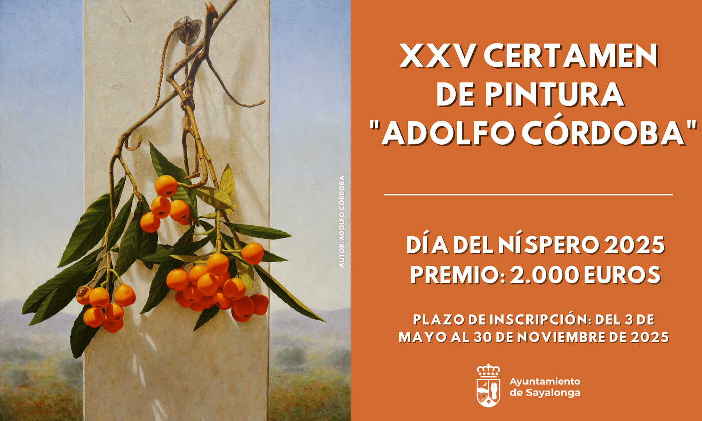 XXV  certamen de Pintura "Adolfo Córdoba" día del Níspero 2025