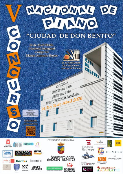 V Concurso Nacional de Piano "Ciudad de Don Benito"