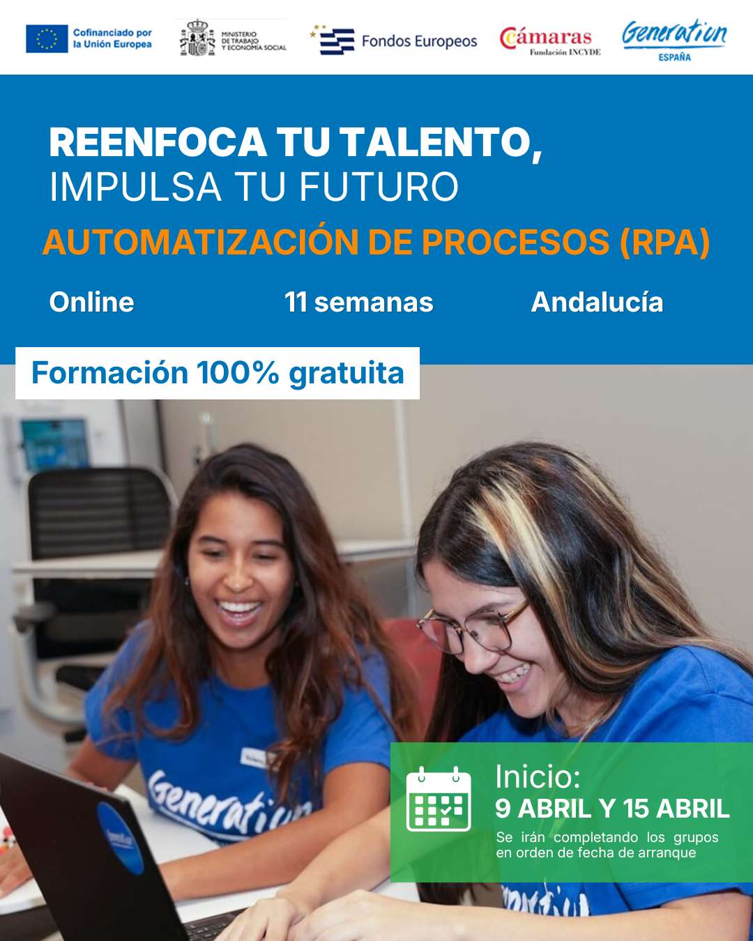 Reenfoca Tu Talento, Impulsa Tu Futuro, Automatización de Procesos (RPA)