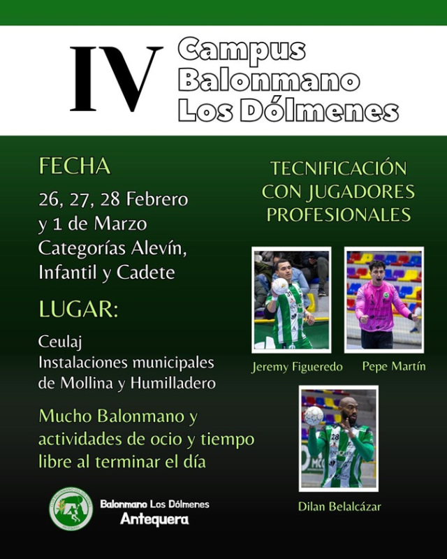 IV Campus Balonmano Los Dólmenes