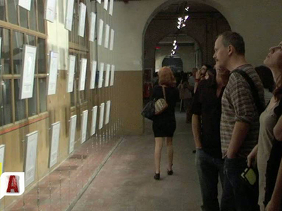 Inauguración de la exposición en el Antiguo Edificio de Tabacalera. Madrid