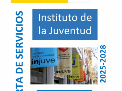 logo de Injuve, CARTA DE SERVICIOS 2025-2028, Instituto de la Juventud