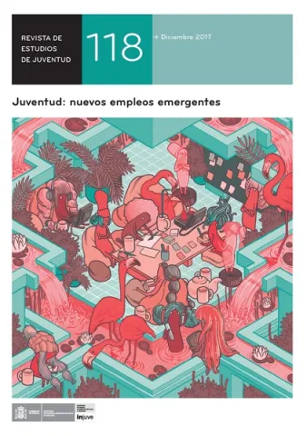 Portada Revista de Estudios de Juventud 118, Juventud: nuevos empleos emergentes