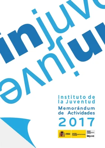 Portada Memorándum de actividades Injuve 2017