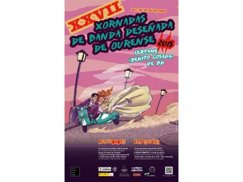 Cartel de las XXVII Xornadas de Banda Deseñada de Ourense