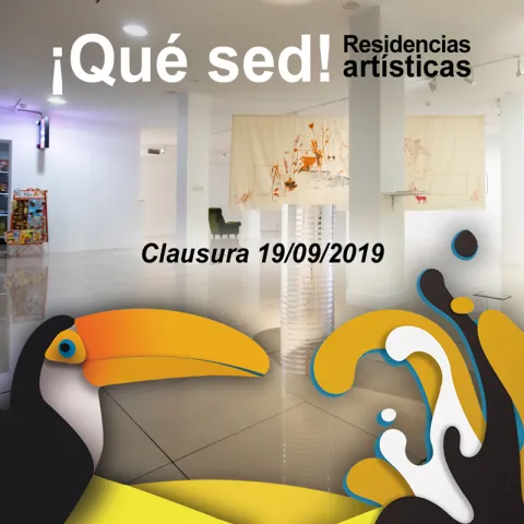 Cartel clausura Residencias Artísticas Injuve 19/09/2019