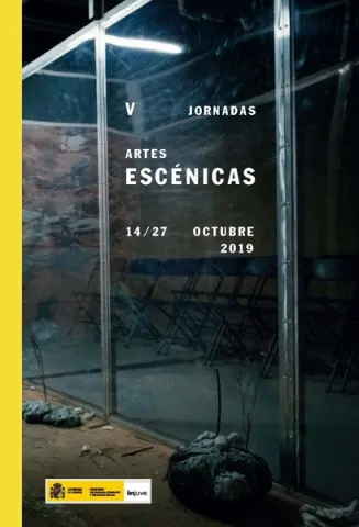 Portada del folleto V Jornadas Artes Escénicas Injuve 2019