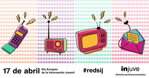 Cartel 17 de abril 2020, Día Europeo de la Información Juvenil