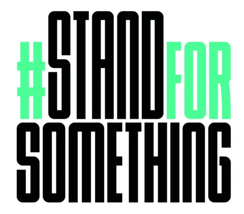 Logo de la campa&ntilde;a stand for something