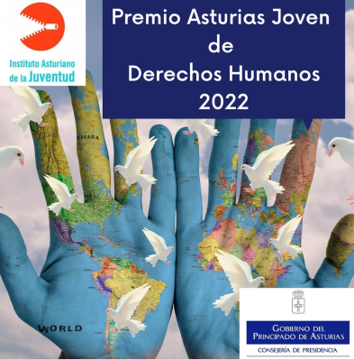 Cartel del Premio Asturias Joven de Derechos Humanos 2022