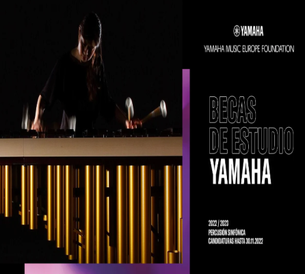 Imagen Becas Yamaha Music Europe Foundation 2022-2023