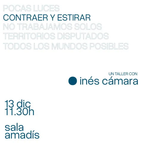 Contraer y estirar. Inés Cámara Leret