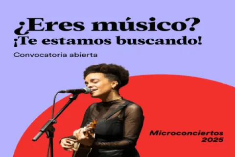 Imagen Convocatoria de Microconciertos 2025. Fundación ”la Caixa”