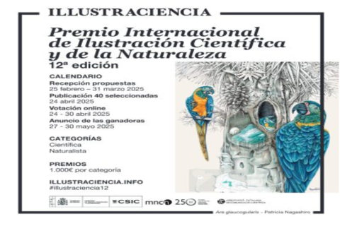 Imagen Premio Internacional de Ilustración Científica y de Naturaleza, IIlustraciencia 2025