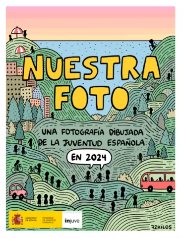 Una fotografía dibujada de la juventud española