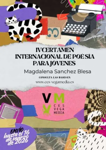 Imagen del Certamen de Poesía “Magdalena Sánchez Blesa” Cartel del Certamen de Poesía