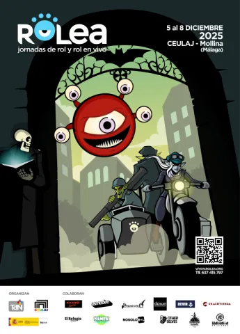 Rolea Jornadas de rol y rol en vivo del 5 al 8 de Diciembre 2025 en CEULAJ - Mollina (M&aacute;laga)