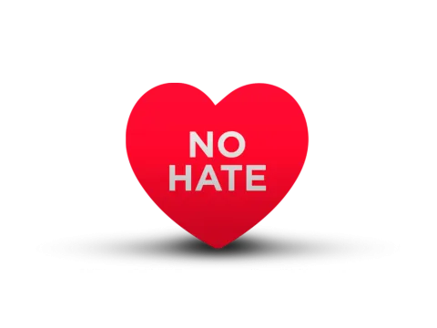 Logo No Hate, Campaña Europea contra la Intolerancia en Internet
