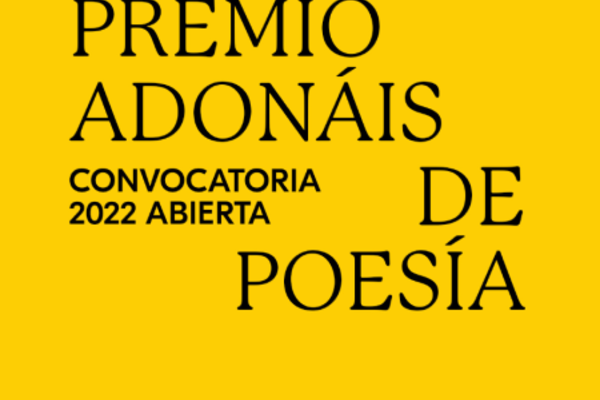 Imagen Premio Adonáis de Poesía 2022