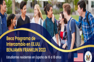 Imagen Beca para el Programa de intercambio en EE.UU. Benjamín Franklin  2023